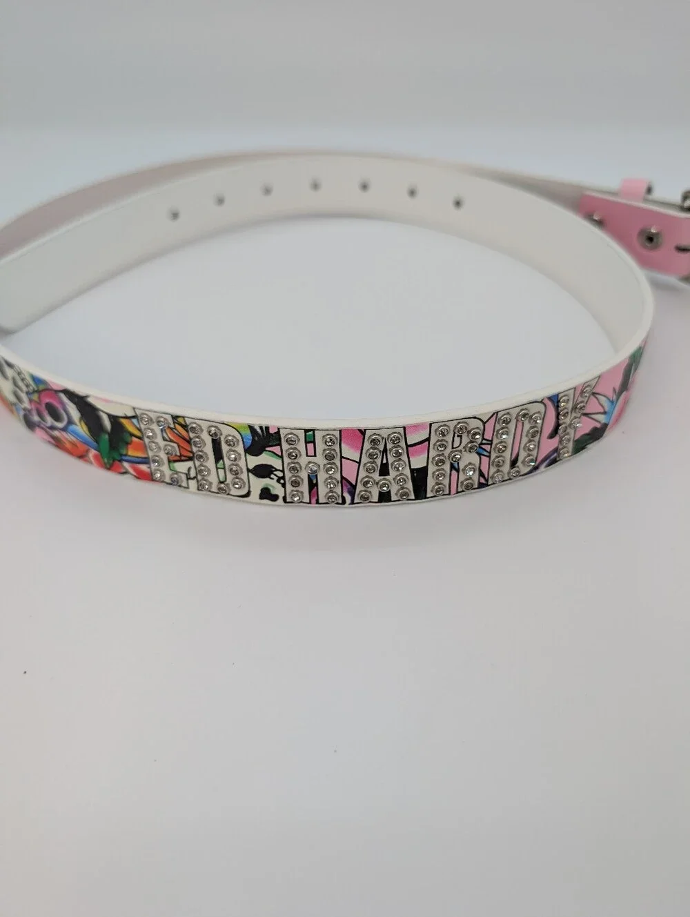 Ed Hardy pink rhinestone